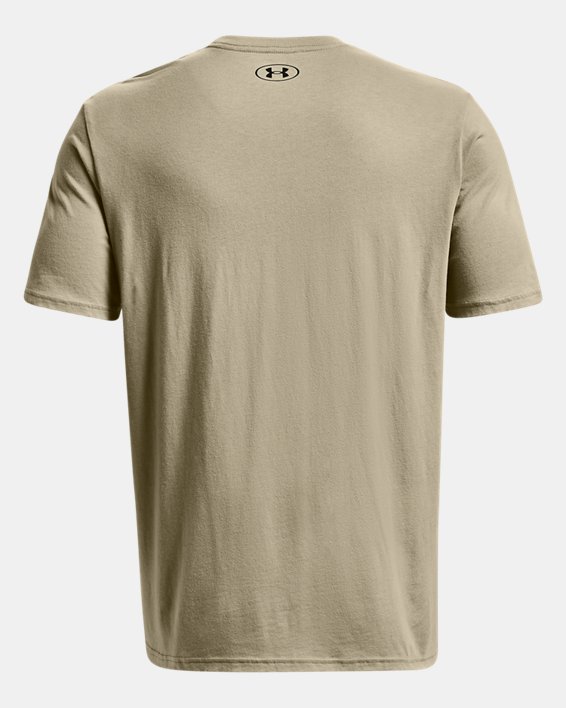Camiseta de manga corta UA Camo Chest Stripe para hombre, Gray, pdpMainDesktop image number 5